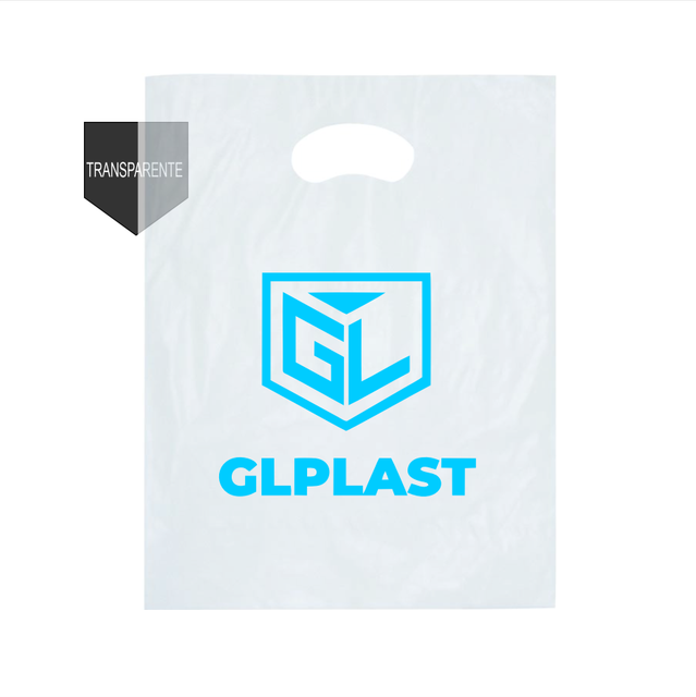 Transparente com Azul Bebê